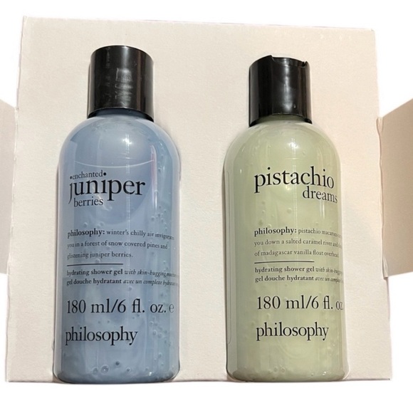 Philosophy Enchanted Juniper Berries and Pistachio Shower Gel Set - NEW - Picture 2 of 4